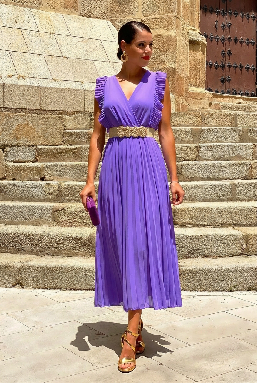 Esperanza | Vestido de gasa elegante