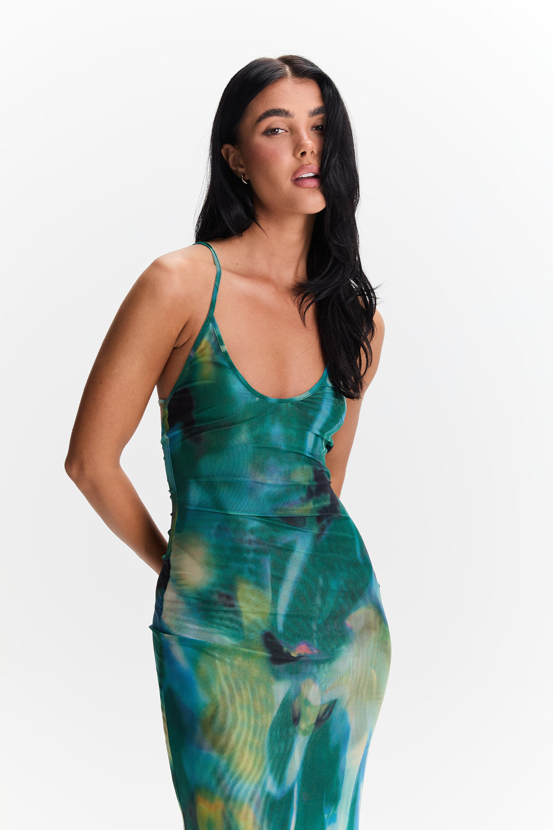 Vera | Vestido Maxi Versátil Verde