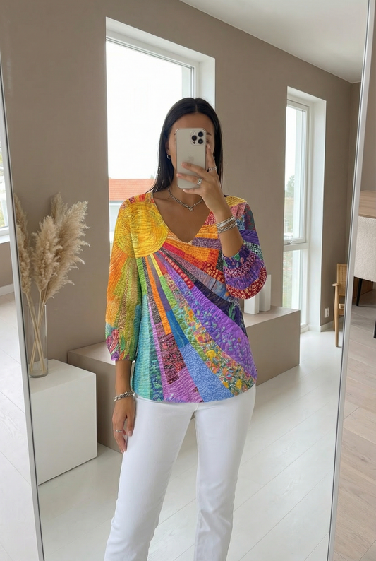 Victoria | Camiseta Vintage Colorida