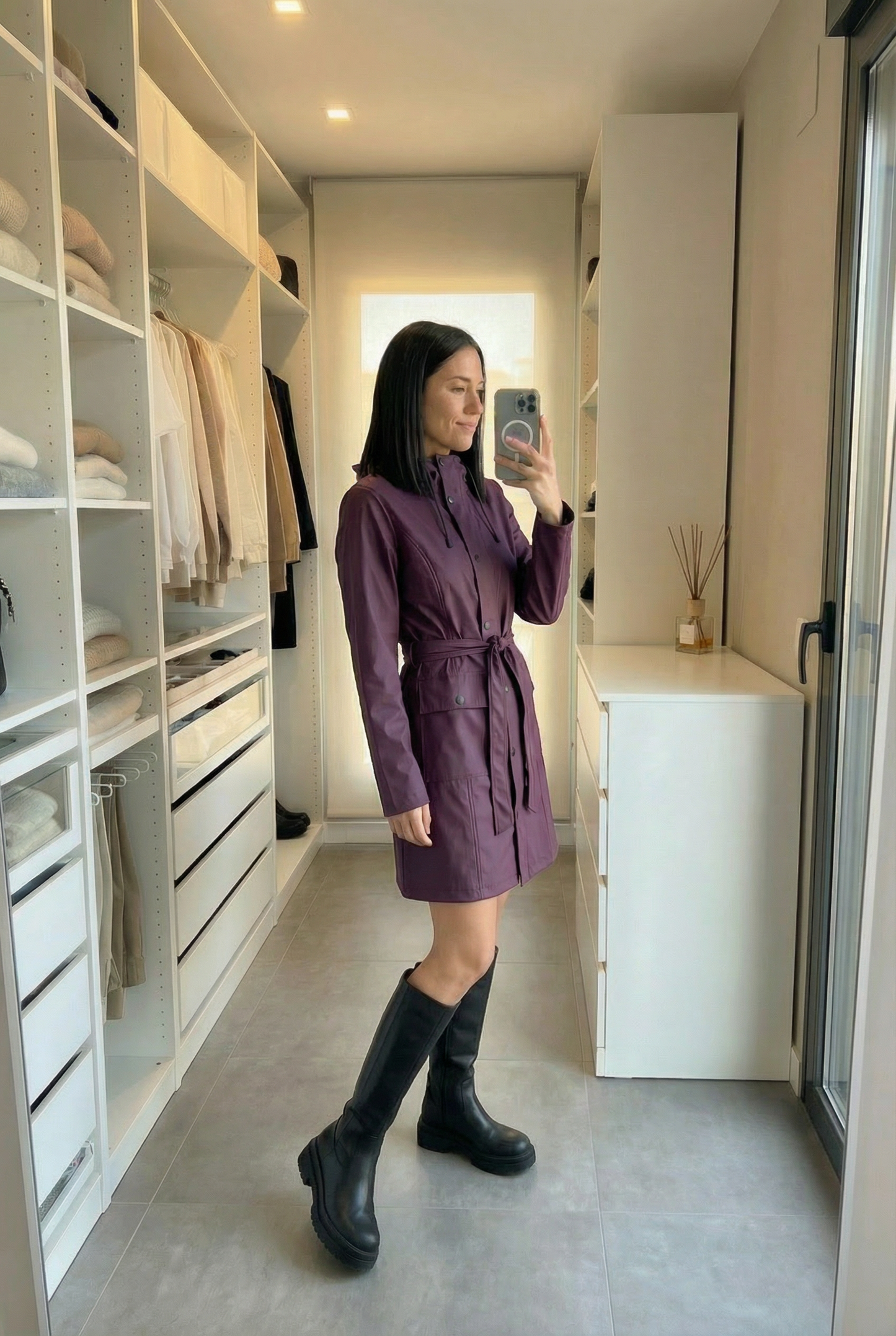 Carla | Chaqueta Larga Curve