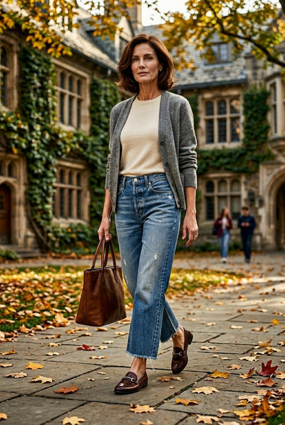 Valeria | Vaqueros rectos tobilleros