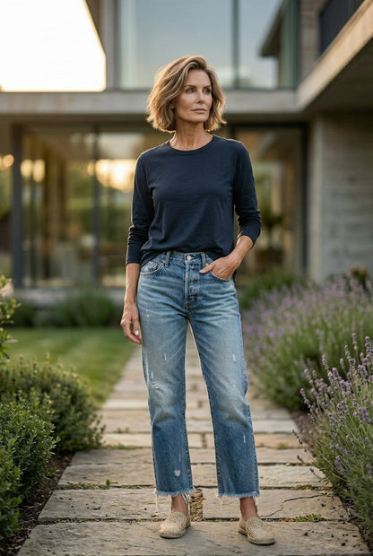 Valeria | Vaqueros rectos tobilleros