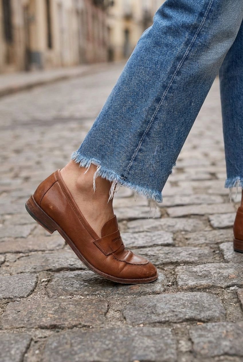 Valeria | Vaqueros rectos tobilleros