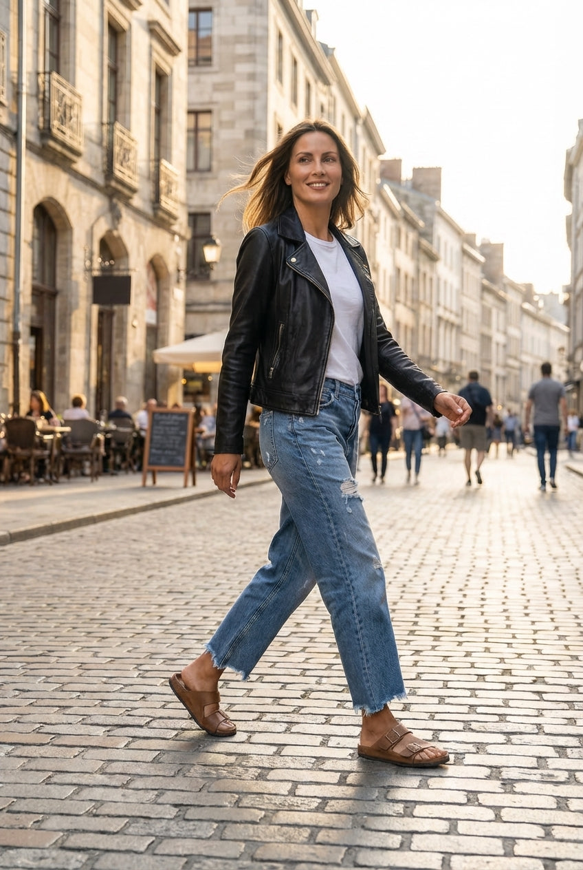 Valeria | Vaqueros rectos tobilleros