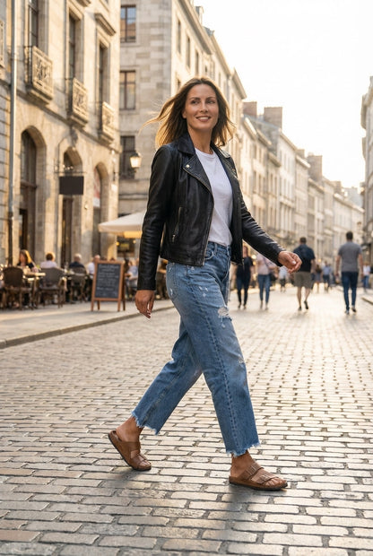 Valeria | Vaqueros rectos tobilleros