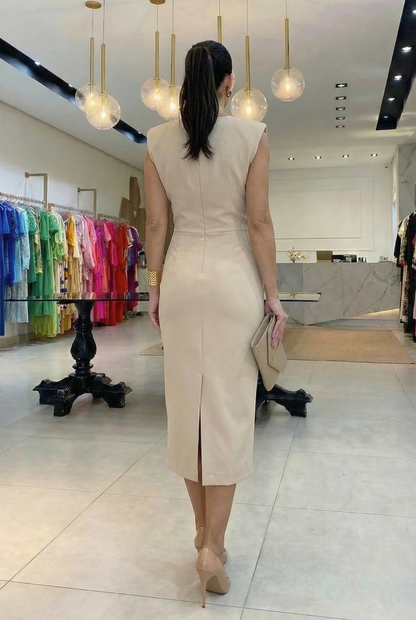 Bianca | Vestido Elegante con Abertura