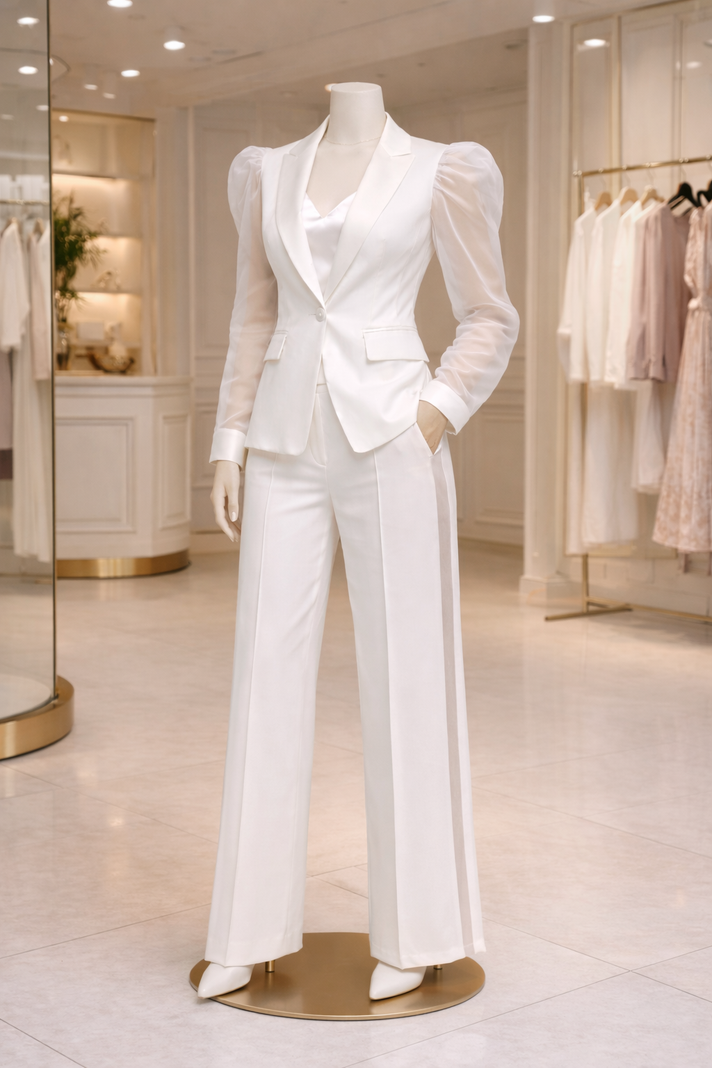 Julia | Conjunto Velar - 3 piezas (Chaqueta, Pantalones, Top)